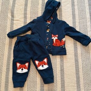 JojoMamen Bebe Fox Outfit 6-12 Months